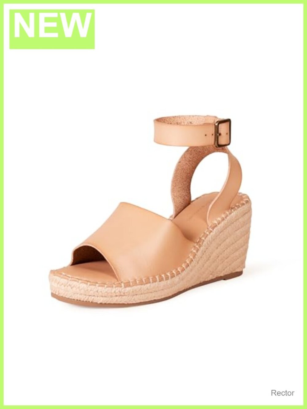 Women's Wedge Espadrille Sandals with Memory Foam and Ankle Strap